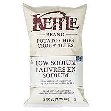 Kettle Brand- Low Sodium Potato Chips- 220g Product Image